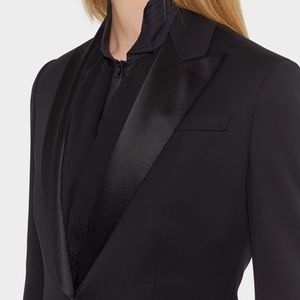 Express Design Women Black Tuxedo Blazer Jacket